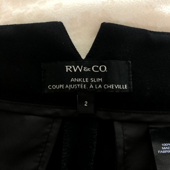 RW&CO. ANKLE SLIM DRESS PANTS - Picture 2 of 2